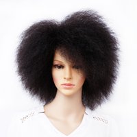 Amir Synthetic Kinky Curly Wig Short Afro Wigs Black Brown Red Color 6inch Short Wig for Women