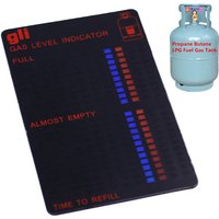 Gas Indicator Level Propane Butane LPG Fuel Magnetic Measurement Gauge Gas Pressure Test Card Bottle Temperature Measuring Stick