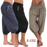 Summer Pants Women Wide Leg Pants Fashion Women Wear Large Size 5XL