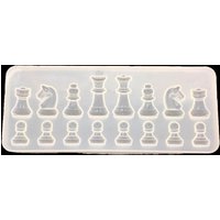 International Chess Shape Silicone Mold DIY Clay UV Epoxy Resin Mold Pendant Molds for jewelry