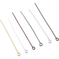 100-200pcs Eye Head Pins 20 25 30 35 40 45 50 mm Eye Pins Findings For Diy Jewelry Making Jewelry Accessories Supplies