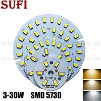 3W 5W 7W 9W 12W 15W 18W 21W 30W 36W LED Bulb Lamp SMD5730 Light Board Led Lamp Panel For DIY LED Bulb Ceiling PCB With LED