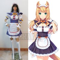 Nekopara Chocola Vanilla Azuki Coconut Maple Cinnamon Shigure Minaduki Maid Cosplay Costume Halloween Christmas Party Uniform