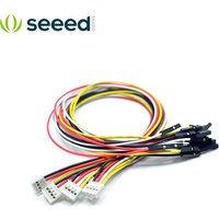 Seeedstudio Grove turn 4pin DuPont line mother 20CM cable 5 installed Grove - Universal 4 pin connector 90 Grove - 4pin