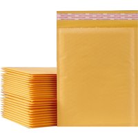 10PCS 7sizes Kraft Paper Bubble Envelopes Bags Padded Mailers Shipping Envelope With Bubble Packaging Bags Courier Storage Bags