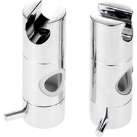 Hand Held Shower Head Holder For 22mm 25mm Tube Shower Rail Bracket Slider Bar Adjustable Sprayer Holder Shower Rod Replacement