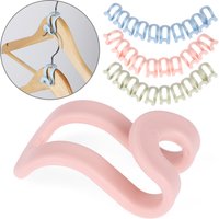 5/10/15Pcs Creative Mini Antislip Clothes Hanger Home Easy Hook Closet Organizer Storage Rack Holder Hook Home & Living Storage
