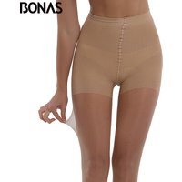 BONAS 20D été Protection solaire collants femmes Sexy taille haute Nylon respirant collants fille extensible résistant mince bas
