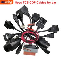 Heißer Verkauf TCS CDP Kabel Vollen Satz 8 stücke Auto Kabel adapter OBD2 Diagnose Stecker Kabel Vollen Satz 8 auto Kabel Für TCS CDP Pro