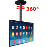 Full Rotating Adjustable 13"-37" Ceiling TV Mount Bracket LED LCD Monitor Holder MC3260 Max. Load 25kgs VESA 200x200mm