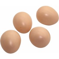 Chicken House Small Fake Eggs 5.2*4.3cm Realistic Eggs Fake Eggs DIY Easter Decor Guide Nest Egg Painting 20 Pcs
