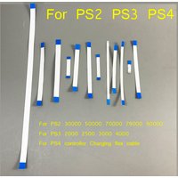 20pcs for PS3 slim 2000 2500 3000 4000 Power Reset Switch Ribbon Flex Cable for PS4 charging board for PS2 79 77 75 70xxx 90000