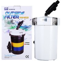 SUNSUN External Filter HW-602/603/604/B Outside Aquarium Filter Fish Tank Water Filter 3-stage Sponge Filtration Bucket