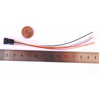 NEM651 Color 6Pin Female Socket with Wiring Harness for Dcc Mobile Decoder Interface Convert/LaisDcc Brand 860086