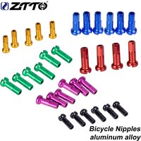 ZTTO 72pcs MTB Bike Road Bicycle Nipples 14G 2.0 14mm 2.0mm Ultralight High strength Aluminum alloy Colorful Spokes Nipple