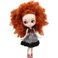 ICY DBS Blyth Doll For Series No.BL2231/2237 Ginger afro hair Carved lips Matte face with eyebrow Joint body 1/6 bjd