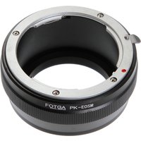 FOTGA Lens Mount Adapter for Pentax K/PK Mount Lens to For Canon EOS M EF-M M2 M3 M5 M6 M10 M50 M100 Mirrorless Camera Adapter
