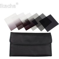 Camera Lens Fliters ND Filters Graduated Neutral Density ND2 4 8 Color Set+ Bag For Cokin P Series All Camera Accessories