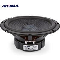 AIYIMA 1Pc 6.5 Inch Midrange Bass Speakers 4 8 Ohm 40W Glass Fiber Woofer Hifi Audio Loudspeaker DIY For Home Theater Bookshelf
