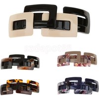 Fashion Leopard Print Large French Barrette Ponytail Holder Hair Clips Hair Accessories