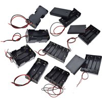 AA Size Power Battery Storage Case Box Holder Leads With 1 2 3 4 6 Slots Container Bag DIY Standard Batteries Charging Droship