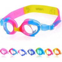 Cartoon Fisch Silikon Schwimm brille Kinder Kinder Schwimmbad Tauchen Schwimmen Wassersport Brille bunte wasserdichte Anti-Nebel