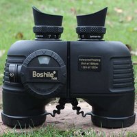 Profissional Telescope Boshile 7x50 Compass Binoculars Waterproof Floating HD Bak4 Powerful Nitrogen NavigatioHiking Hunting