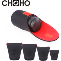 lens bag Soft Neoprene Waterproof DSLR Lente Cover Case storage S M L XL XXL Soft Nylon for Canon Nikon Sony Pentax DLSR Camer