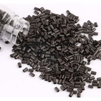 1000pcs/bottle 3mm*2mm*2.8mm Oval Copper Micro Rings No Flared Flat-end Hair Extension Micro Beads for ultra tip hair extension