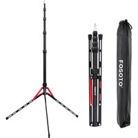 Fosoto FT-190B Red Led Light Tripod Stand Bag 2.22m Softbox For Photo Studio Photographic Lighting Flash Umbrellas Reflector