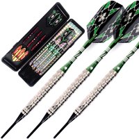 Free Shipping CUESOUL 95% Tungsten Soft Tip Darts Dart Set With Free Carry Box