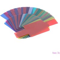 20 Color Photographic Color Gel Filter Cards Set for Canon