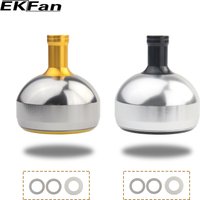 EKFan 1pc 32mm/35mm/38mm Alloy Aluminum Fishing Handle Knob For Bait Casting Spinning Reel Fishing Reel Handle Accessory
