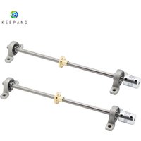 1set 3d pinter Lead Screw guide rail set T8 Lead screw 100 200 250 300 400 500 mm + Vertical bracket + 5*8 coupling + t8 nut