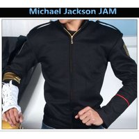 Rare Michael Jackson Jam Dangerous Black Skinny Jacket And Glove Armbrace Cotton 100% in 1995s