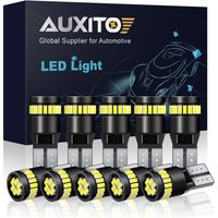 AUXITO 10 Stück Autolichter T10 LED 6000 K Weiß 24SMD 3014 194 168 W5W LED Canbus Kein Fehler Auto Parklampe Innenbeleuchtung 12 V