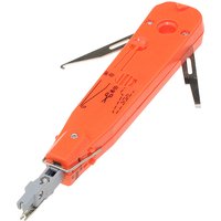 High Quality Red KRONE LSA-Plus Punch Down Tool Kit with Sensor for Telecom Phone RJ11 Wire Ethernet Network Cat5 RJ45 Cable