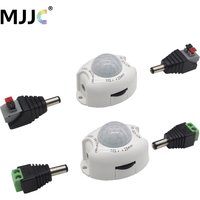 12V Motion Sensor Light Switch 5V DC Activated Timer Automatic Movement Detector ON OFF LED Strip Light PIR Motion Sensor Switch