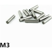 100pcs 3 mm Bearing Steel Cylindrical Pin Locating Pin Needle roller Thimble Length 5 6 7 8 10 12 14 16 18 20 22 24 26 28-40 mm