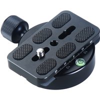 Panoramic Clamp Universal Camera Ball Head Tripod Head Disc Clamp Adapter PU-70 Quick Release Plate Compatible for Arca Swiss