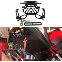 Universal Motorcycle Foldable License Plate Holder Bracket Fender Eliminator For Yamaha MT-09 FZ-09 MT09 TRACER 2014-2019 2020