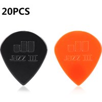 20/50 Pcs Guitar Picks Tortex Jazz III XL Guitar Pick Plectrum Mediator Guitar Parts Accessory Colorful Guitar Nylon Picks