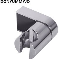 ABS Handheld Shower Holder Bracket Chrome Finish Wall Mounted Adjustable Shower Head Holder Shower Seat