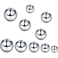 100pcs/lot Steel Nipple Piercing Balls for Earrings Nose Ring Eyebrow Boule Piercing Screw Replacement Attachments Rings Balls