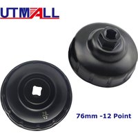 76mm Oil Filter Wrench Removal Tool Spanner For Mercedes Benz Renault Wrench 3/8" Drive 12 Point