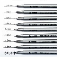 Waterproof Fade Proof Micron Pen Tip Fine Liner Black Sketch Water Marker Pen for Manga markers Drawing Art Supplies