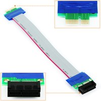 PCI Express PCI-E 1X Male to PCIe Female Extension Cable for Motherboard Riser Card Extender Extension Ribbon Adapter for PC