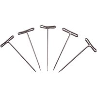 100Pcs T-PINS (40mm) For Wig On Foam Head Style T Pin Needle Mannequin Head Type Sewing Hair Salon