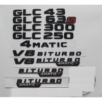 Gloss Black For Mercedes Benz X253 C253 X254 GLC43 GLC53 GLC63 S AMG GLC250 GLC300 GLC320 GLC350 GLC400 Trunk Rear Star Emblems