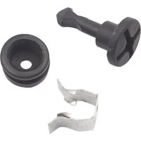 20 set Plastic clips For Volkswagen Metal Base Fixed Engine Upper Cover Hood Bonnet rubber ring Insulation fasteners